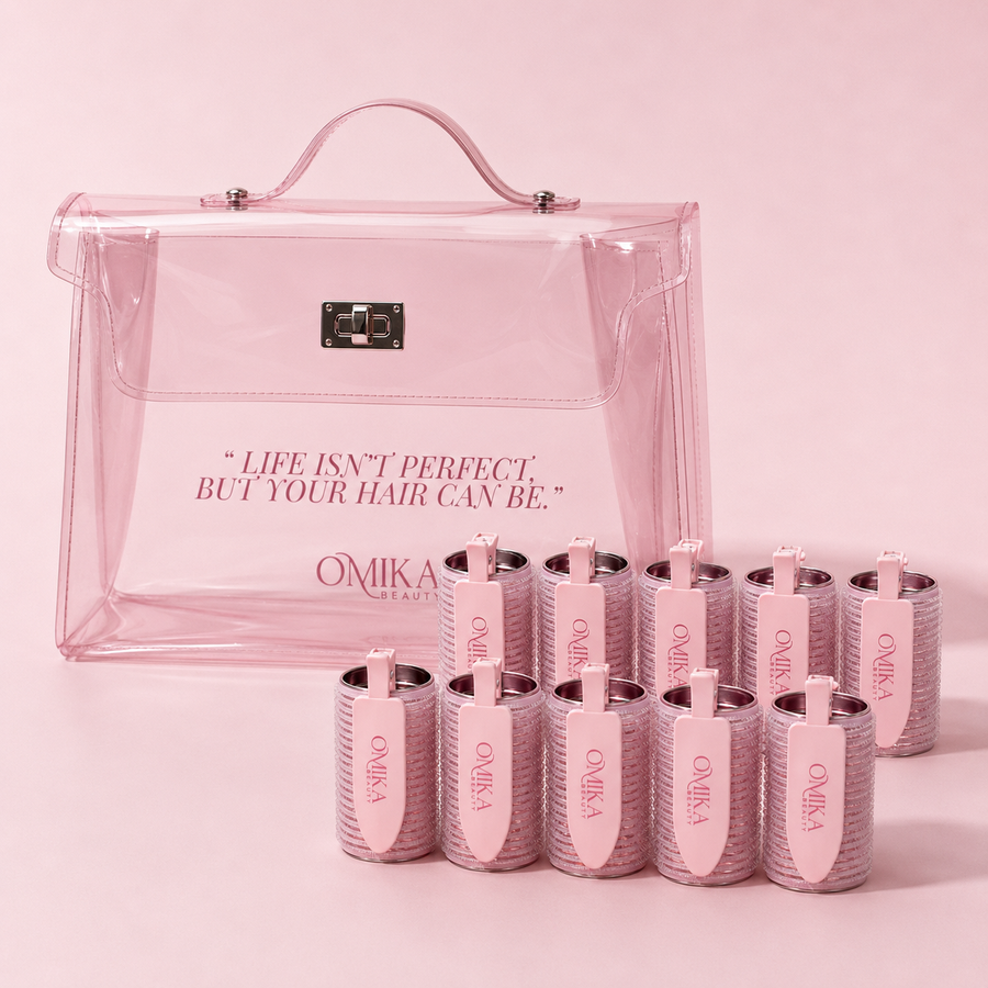 OMIKA PREMIUM THERMAL HAIR ROLLER SET (10 rollers + 10 clips)