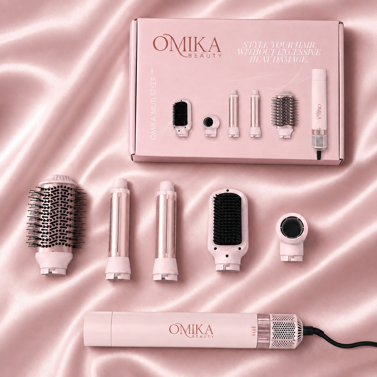 OMIKA MultiStyler™ + Premium Thermal Hair Roller Set Bundle