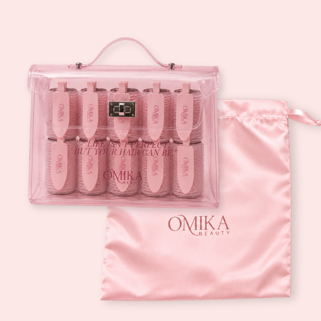 A whole set of everything you need for a good hair day
