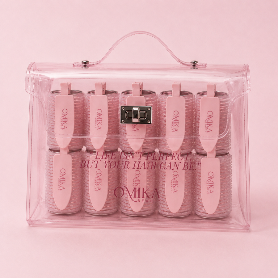 OMIKA PREMIUM THERMAL HAIR ROLLER SET (10 rollers + 10 clips)