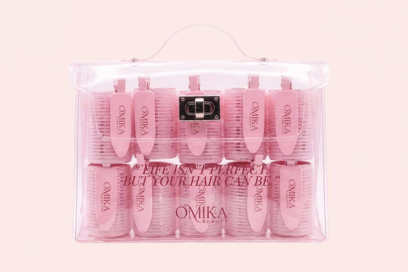 OMIKA PREMIUM THERMAL HAIR ROLLER SET (10 rollers + 10 clips)